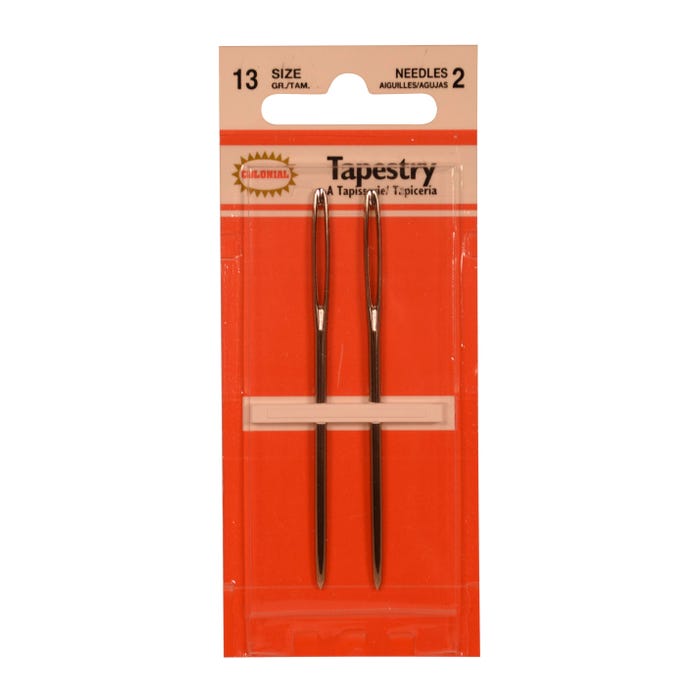 Colonial Needle Steel Jumbo Eye Yarn Needle, 2-3/4 Inches, Pack of 2