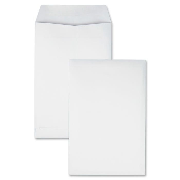 Quality Park Redi-Seal Catalog Envelopes, 6 x 9 Inches, White, Box of 100