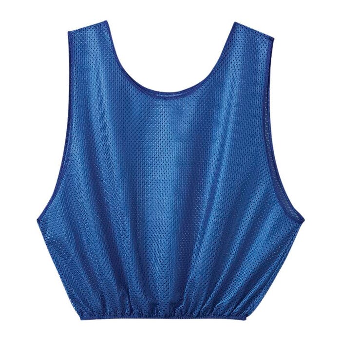 Sportime Adult Mesh Scrimmage Vest, Blue