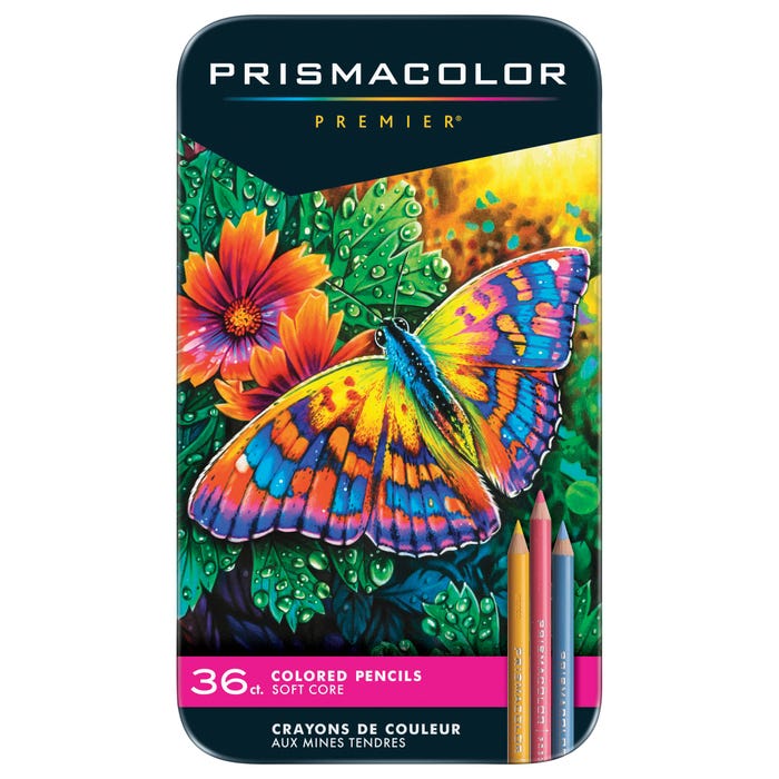 Prismacolor Premier Soft Core Colored Pencil Sets, Assorted Colors, Set of 36