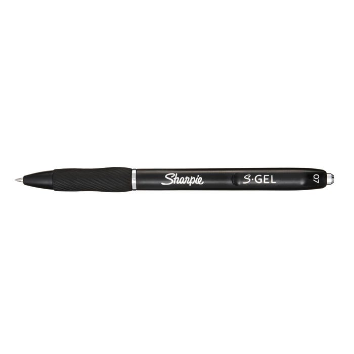 Sharpie S-Gel Pens, Medium Point, 0.7mm, Black Ink, Pack of 36