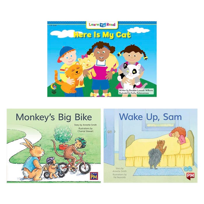 Achieve It! Guided Reading Class Pack Book Collection, Reading Level C, Grade K, Set of 16 Titles