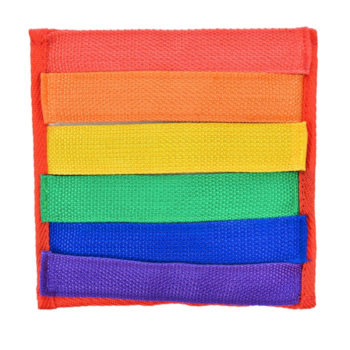 Abilitations Tactile Tear Back, 5-7/8 x 5-7/8 Inches