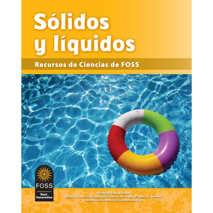 FOSS Next Generation Solids and Liquids Student Book, Spanish Edition, Pack of 8