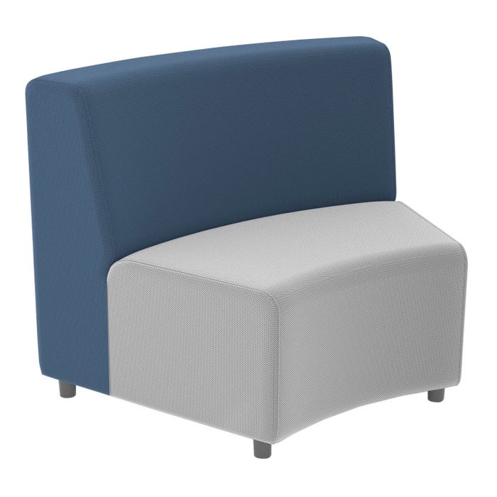 Classroom Select Soft Seating NeoLounge Armless Loveseat, Two Color, 45 x 31 x 35 Inches