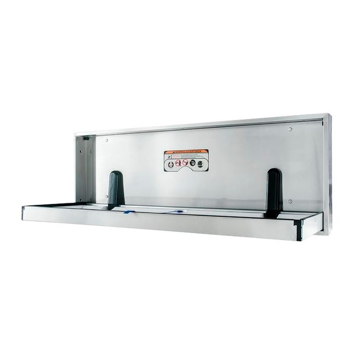 Foundations Stainless Steel Special Needs Adult Surface Mount Changing Station, 64-3/4 x 4 x 22-1/2 Inches