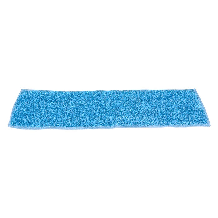 Rubbermaid Commercial Standard Microfiber Damp Mophead, 18 Inches, Blue