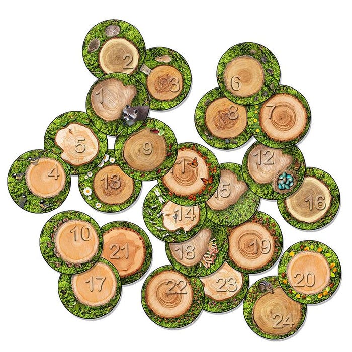 Flagship Carpets Counting Seating Stumps Stow N Go Carpet Rounds, 16 Inches, Set of 24