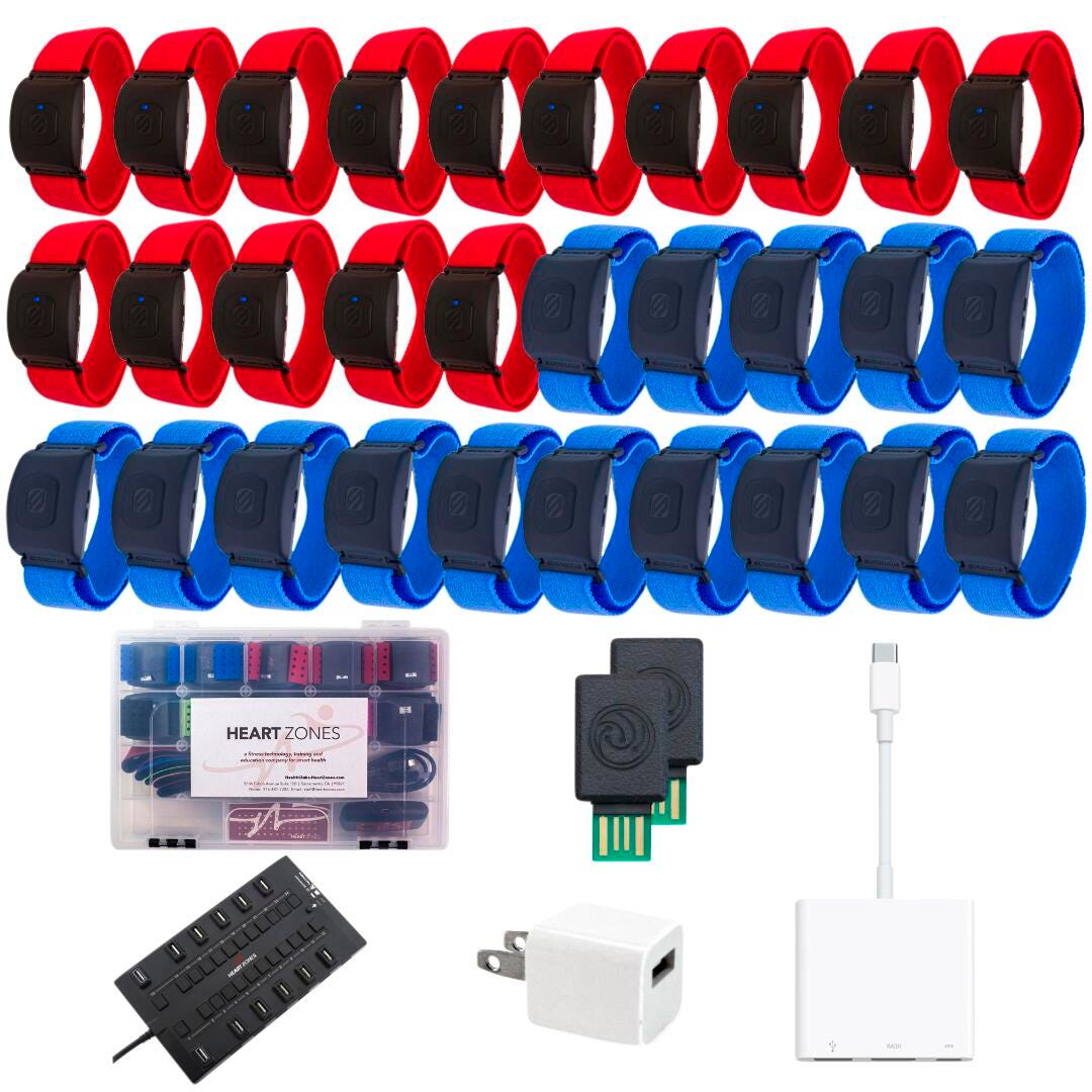 Heart Zones Heart Rate Class Pack 30, Item Number 2092357