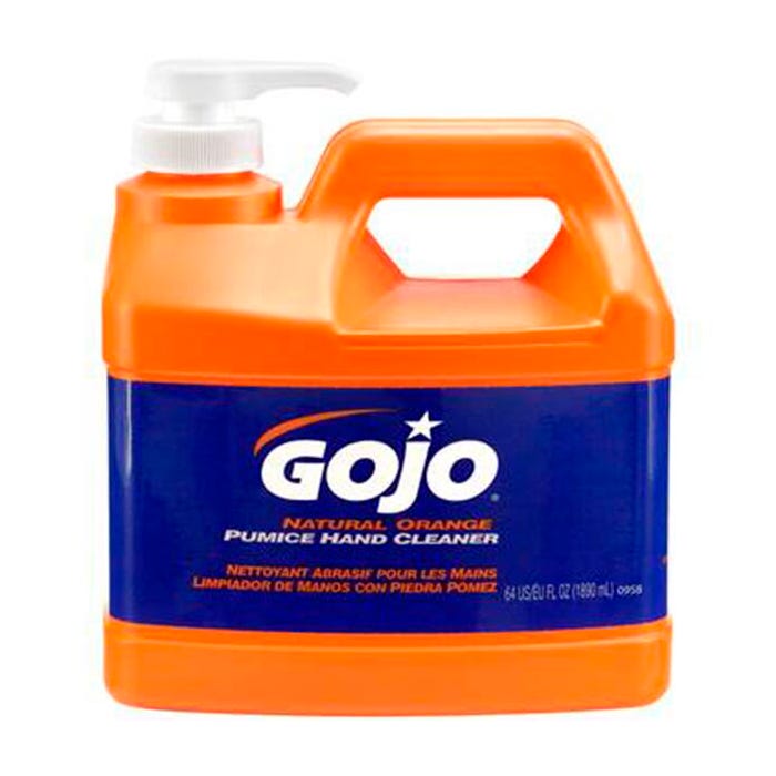GOJO Hand Cleaner, 0.5 gal, Natural, Orange Citrus Scent, Case of 4