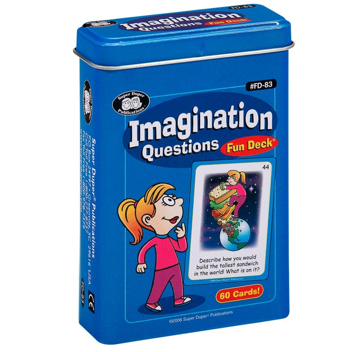 Super Duper Imagination Questions Fun Deck