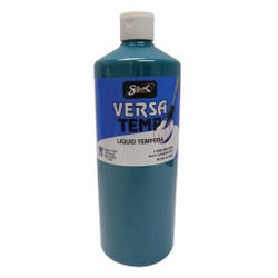 Sax Versatemp Heavy-Bodied Tempera Paint, 1 Quart, Turquoise 1440704