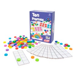 Junior Learning Rainbow Ten Frames Item Number 2040982