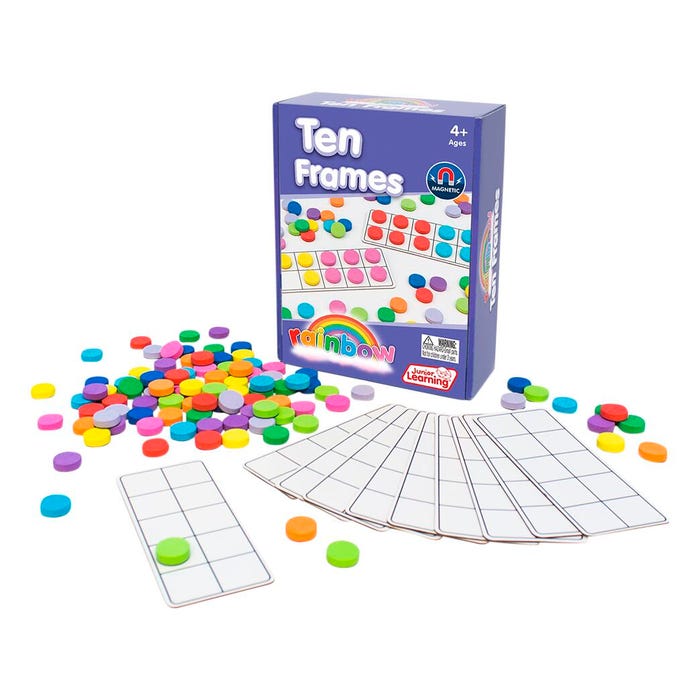 Junior Learning Rainbow Ten Frames