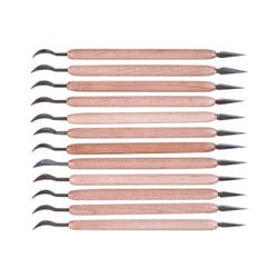 Jack Richeson Ceramic Sgraffito and Cleanup Tool, Set of 12