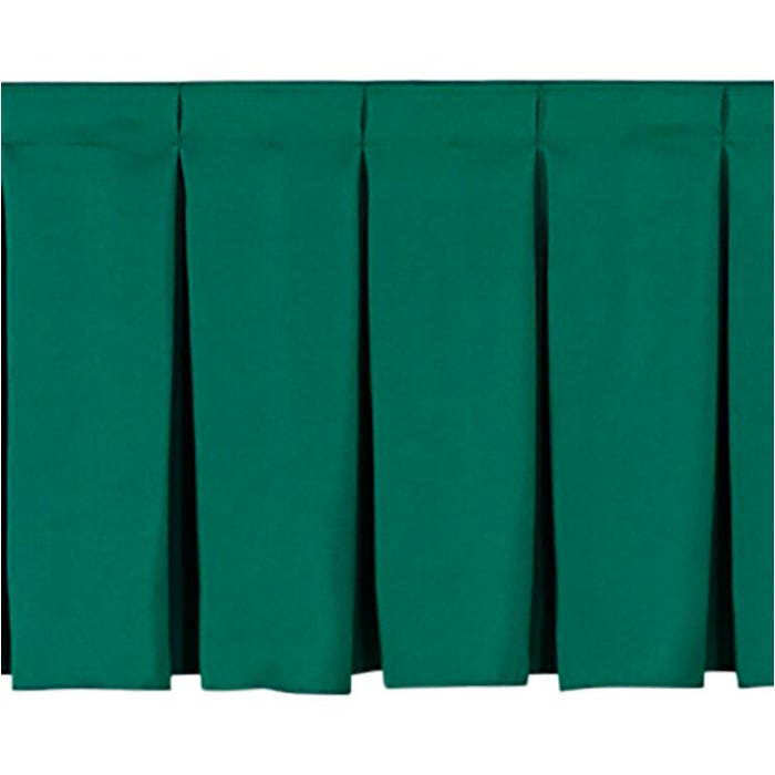National Public Seating Stage Skirting, Box Pleat