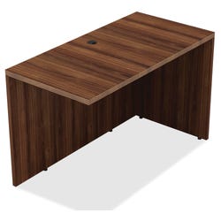 Lorell Chateau Laminate Return, 42 x 24 x 29-1/2 Inches, Walnut