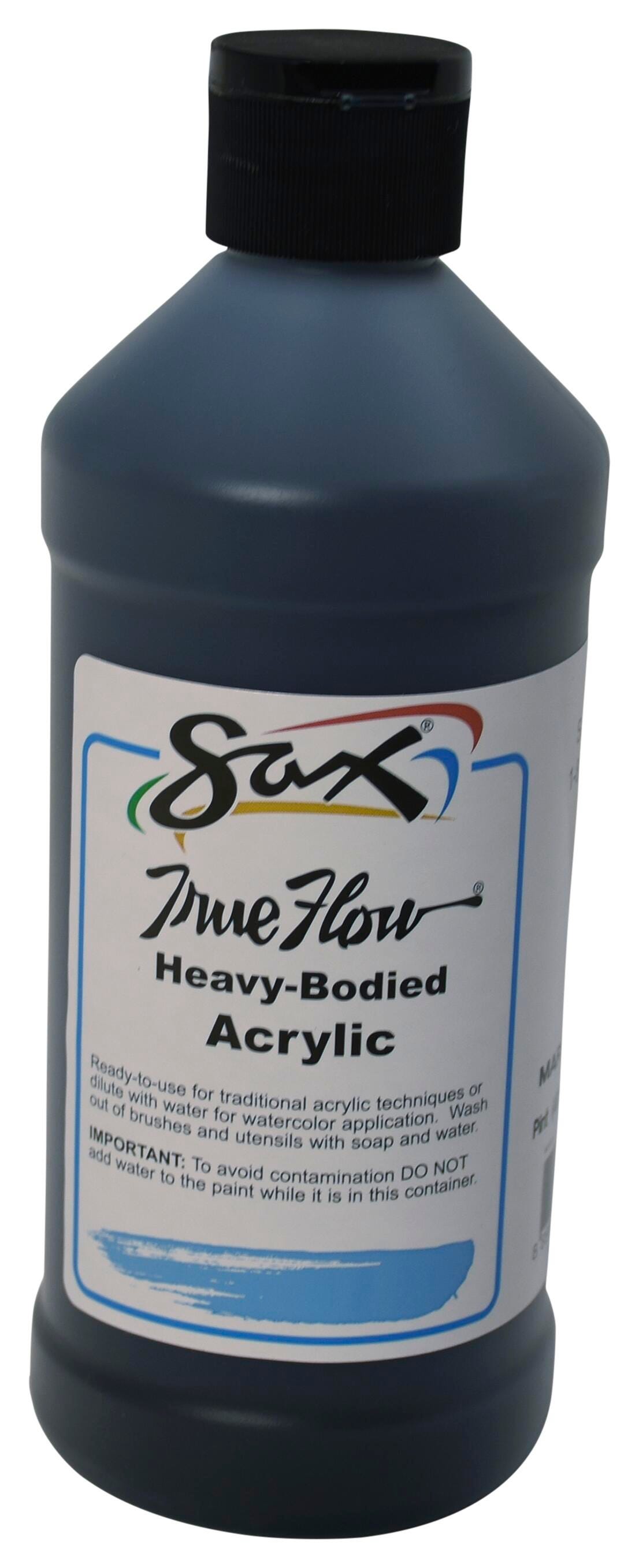 Sax Heavy Body Acrylic Paint, 1 Pint, Mars Black 1572471