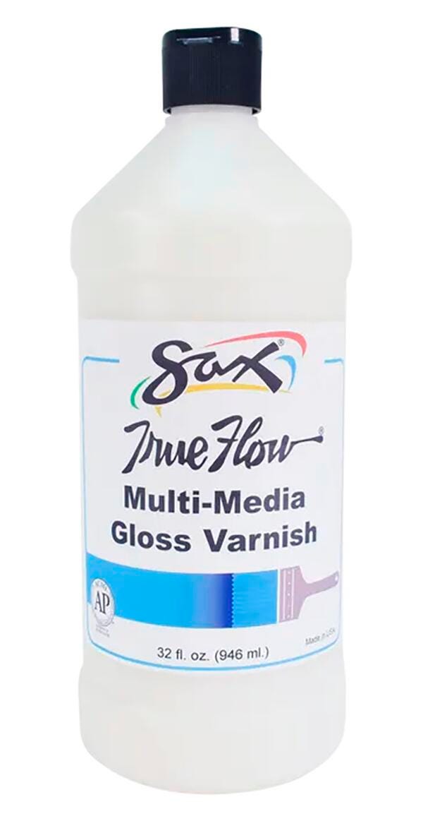 Image for Sax True Flow Multi-Media Varnish, Gloss Finish, 1 Quart from School Specialty