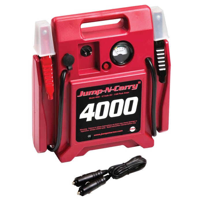 Clore Automotive Jump Starter - 12 V, 400 A, Red