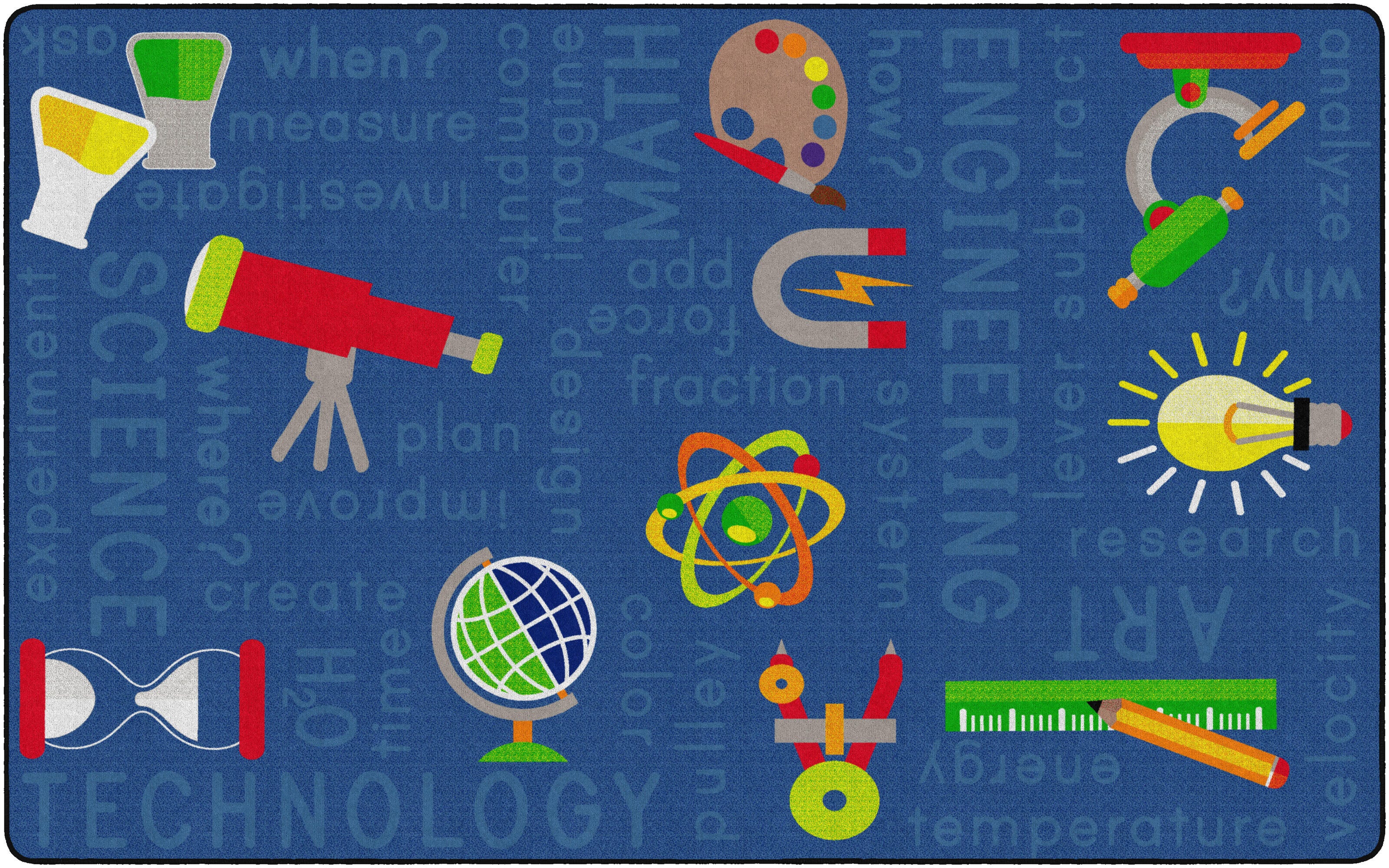 Flagship Carpets STEAM Carpet, Rectangle 4002445