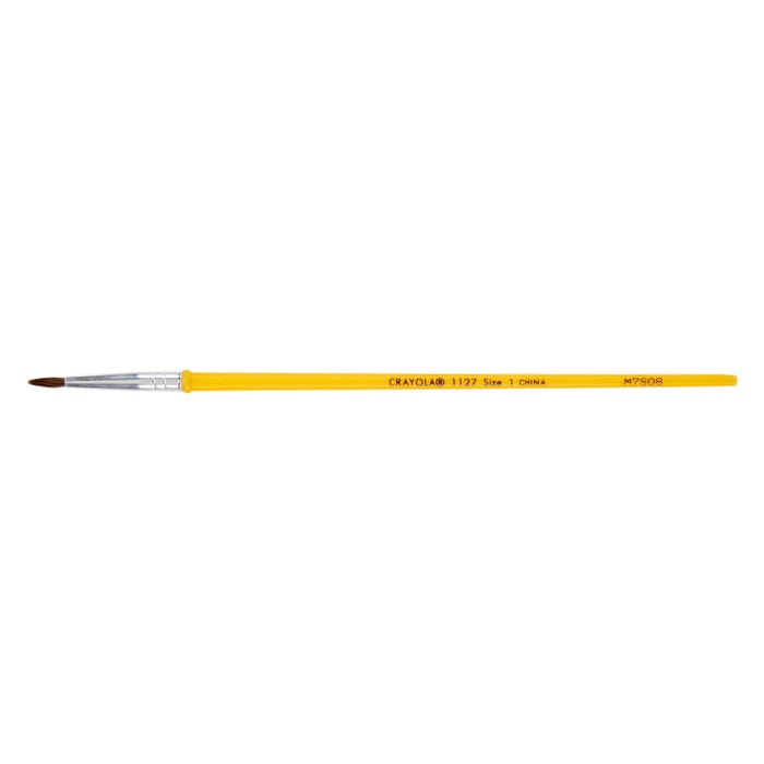 Crayola Camel Hair Watercolor Brush, Plastic Handle, Size 1