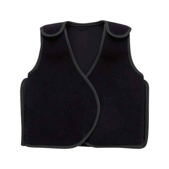 PunkinFutz PunkinHug Compression Vest, X-Large, Black with Black Trim