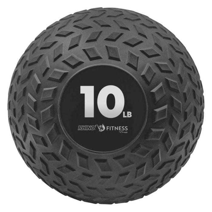 Champion Sports Rhino Fitness Slam Ball, 10 Pounds, 9 Inch Diameter, Black