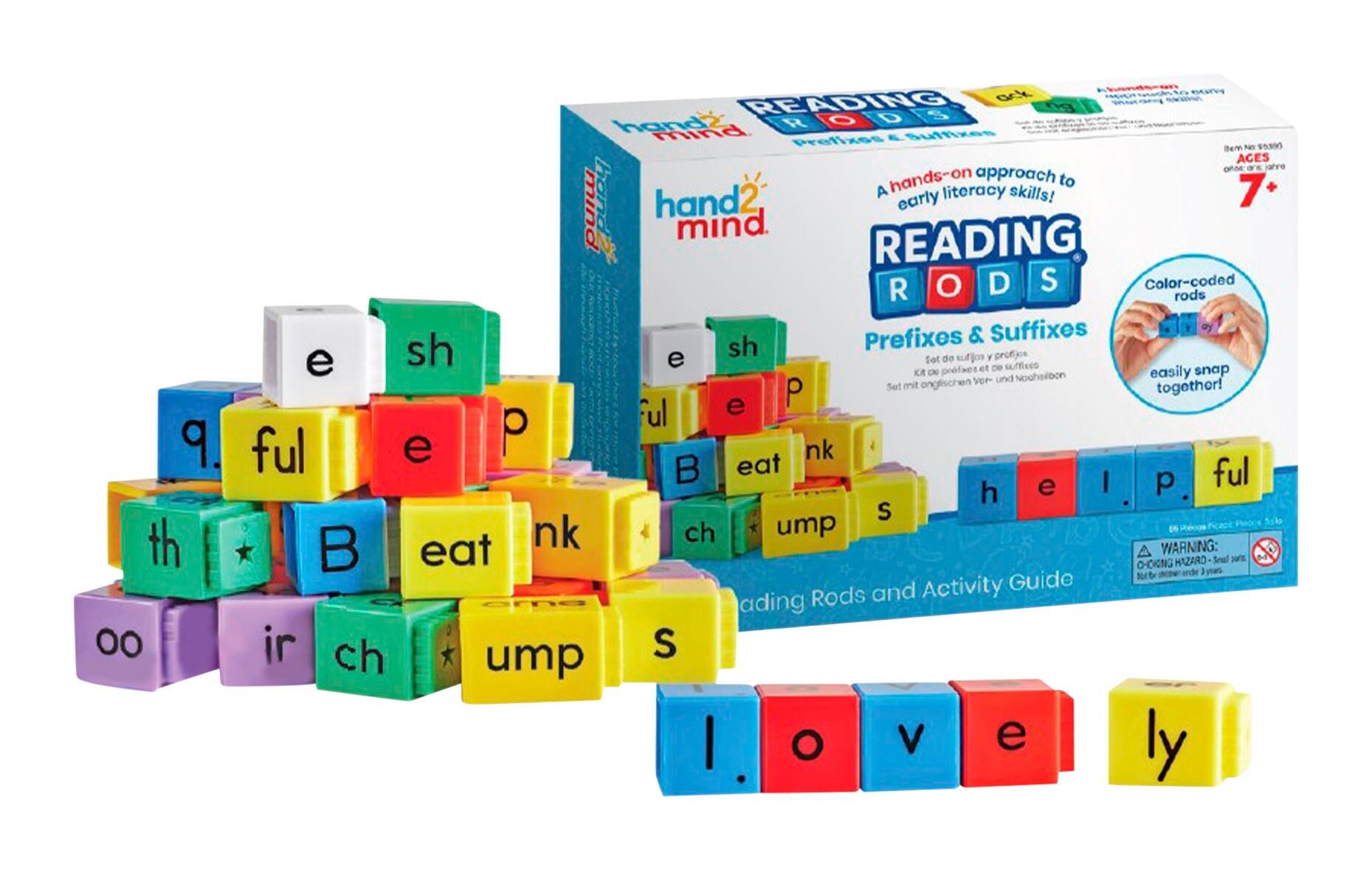 Image for Hand2Mind Reading Rods, Prefixes & Suffixes from School Specialty
