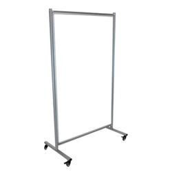 Luxor Mobile Magnetic Whiteboard Room Divider, 38-1/2 x 64 Inches 1545670