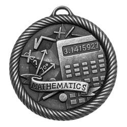 PDU CAT Multi-Level Dovetail/Mathematics Value Medal, 2 Inches, Solid Die Cast, Silver