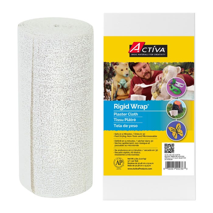 ACTIVA Rigid Wrap Plaster Cloth, 5 Pound Roll