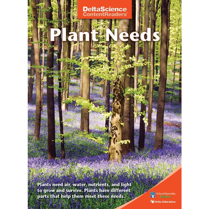 Delta Science Content Readers Plant Needs Red Book, Pack of 8