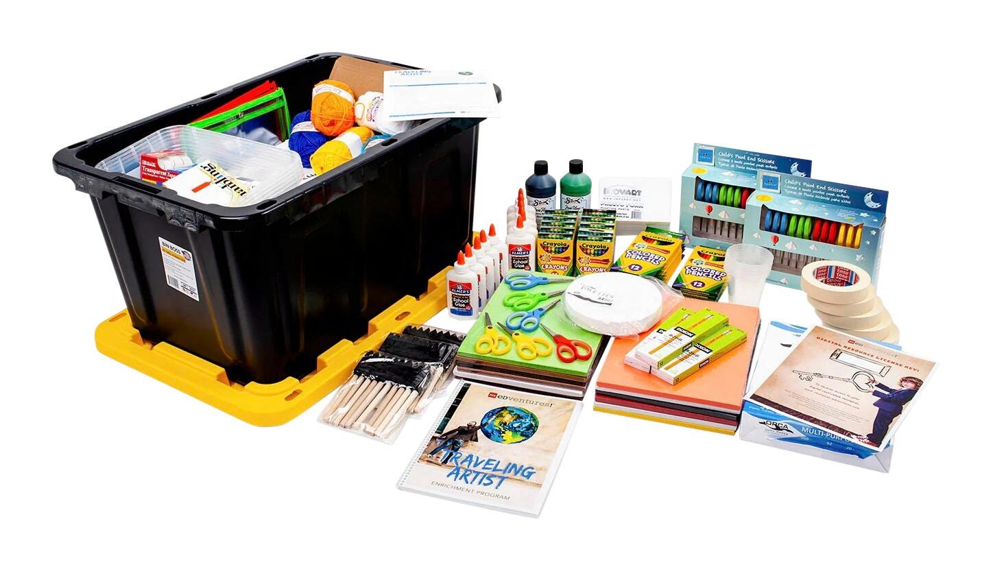 Image for PCS Edventures Traveling Artist, Complete Program from School Specialty