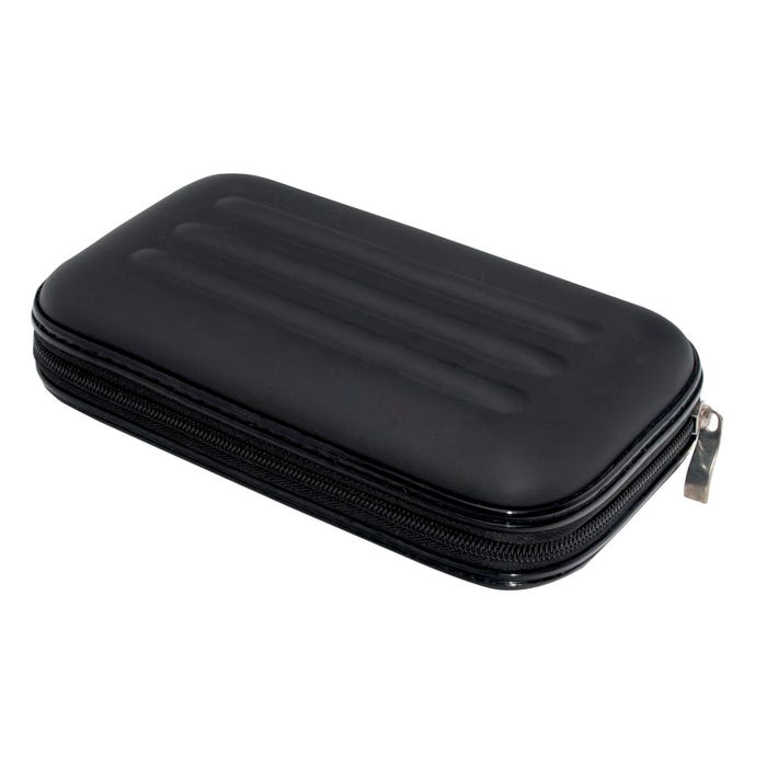 Advantus Soft-Sided Pencil Case, Large, Black