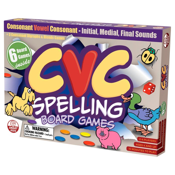 Didax CVC Spelling Board Games