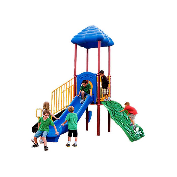 UltraPlay South Fork Play Structure With Ground Spike Mounting Kit, Playful Theme