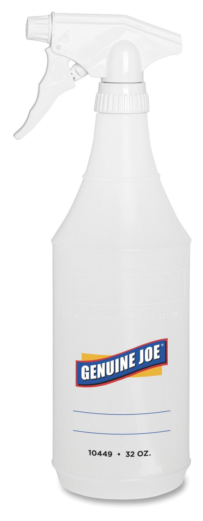 Genuine Joe Spray Bottle with Trigger Adjustable Spray, Item Number 1310451