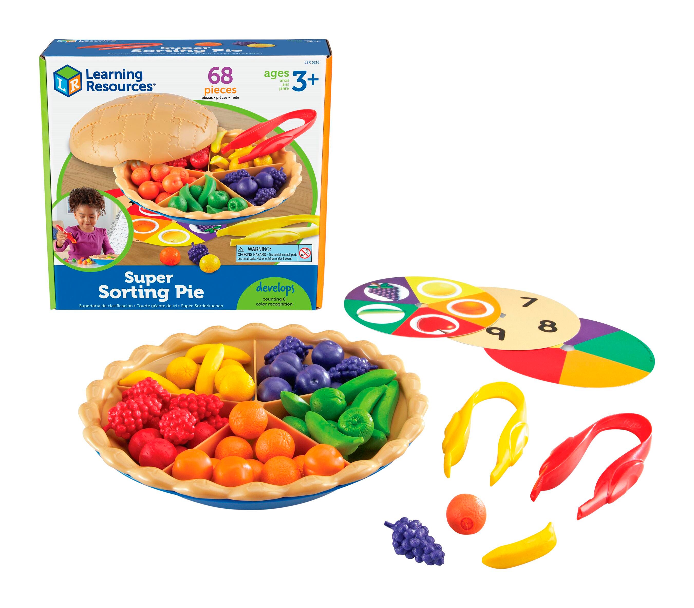 Learning Resources Super Sorting Pie, 68 Pieces 1367958