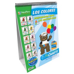 NewPath Spanish All About Colors Write-On/Wipe-Off Flip Chart Set, Grades PreK to 2 2023506