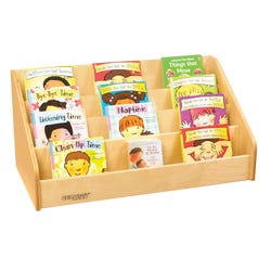Childcraft Toddler Low Library Bookshelf, 4 Shelves, Wooden, 30 x 15-7/8 x 14 Inches 1464144