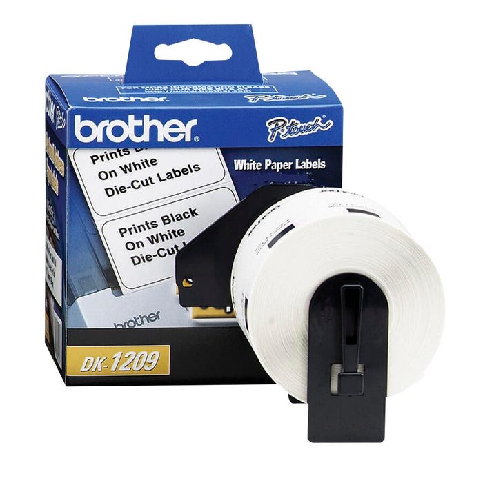 Brother DK-1209 Small Address Labels, 1.1 x 2.4 Inches, Roll of 800