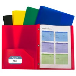 Poly 2 Pocket Folders, Item Number 2010460