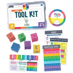 Carson Dellosa Be Clever Wherever Math Tool Kit, Grades 4-5 2141554