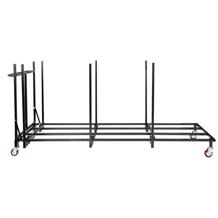 Iceberg iGear Table Cart, 20-Table Capacity, 8 Feet, Black