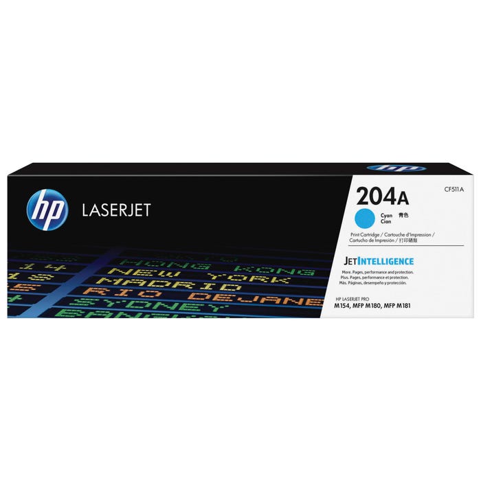 HP 204A Ink Cartridge, CF511A, Cyan