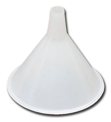 Azlon Plastic Utility Funnel, High-Density Polyethylene, 16 Ounces, Item Number 594312