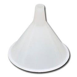 Azlon Plastic Utility Funnel, Polypropylene, 8 Ounces, Item Number 594309