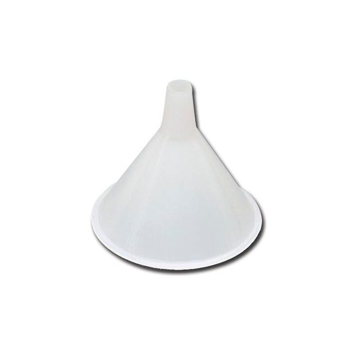 Azlon Plastic Utility Funnel, High-Density Polyethylene, 16 Ounces
