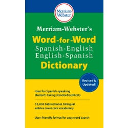 Merriam-Webster’s Word-for-Word Spanish-English Dictionary, Item Number 2090544